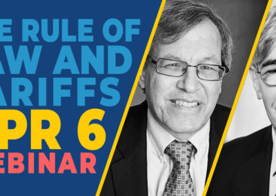 April 6: The Rule of Law & Tariffs