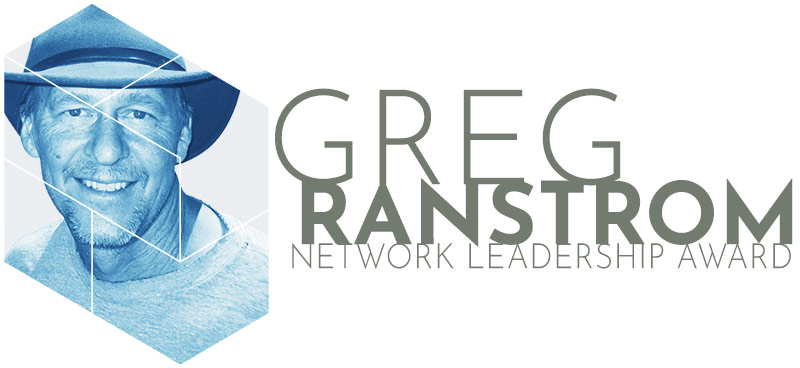 Greg Ranstrom Network Leadership Award banner