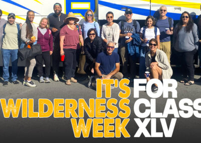 Class XLV’s Wilderness Experience Begins